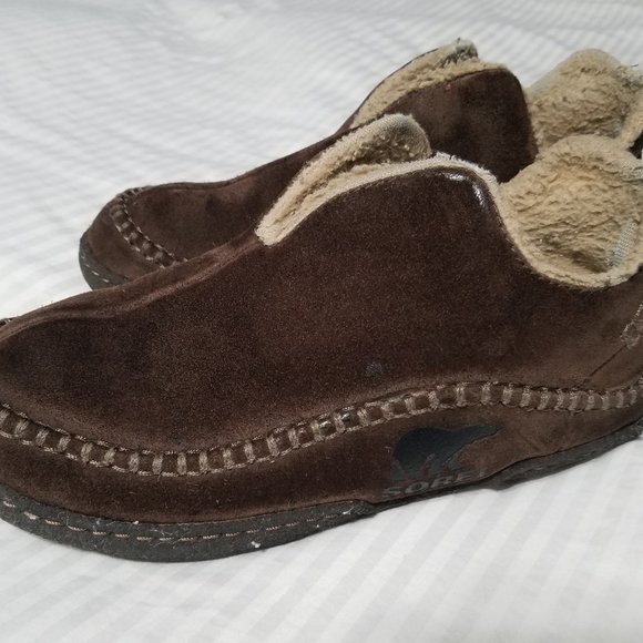 SOREL Men's Manawan II Slipper - Tobacco (Brown) - Size 9 - Picture 1 of 9